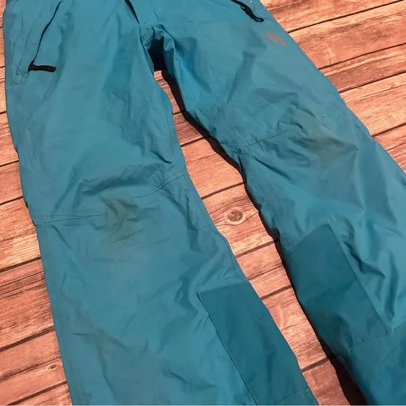 North face blue snow pants